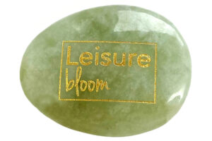 header - leisurebloom - worry stones - groene jade