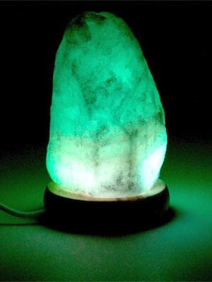 zoutlamp usb groen