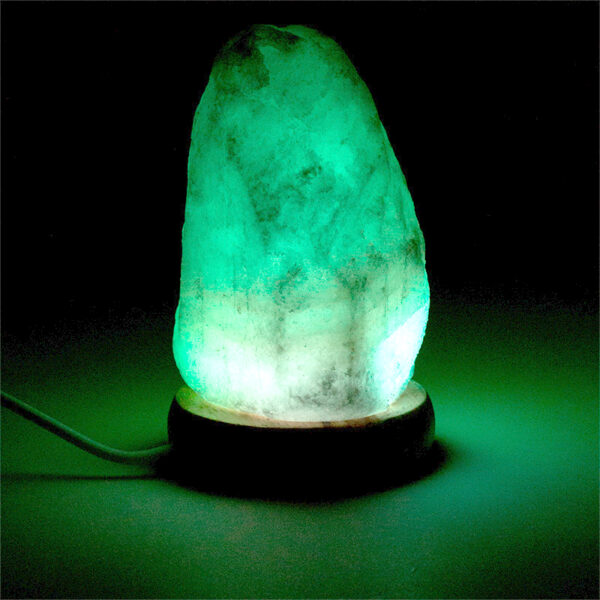 zoutlamp usb groen