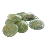 Groene jade worry stone